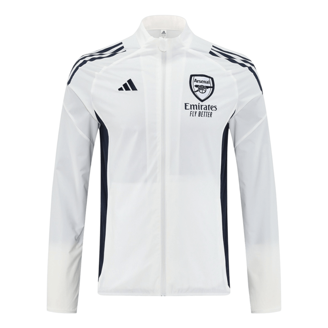Arsenal Windbreaker Jacket 2025/26 - White