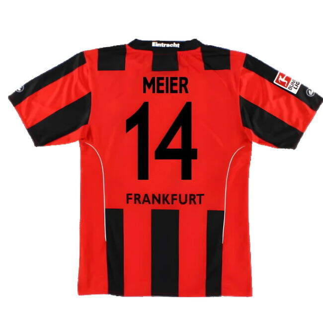 Eintracht Frankfurt 2010-12 Home Shirt ((Very Good) S) (Meier 14)