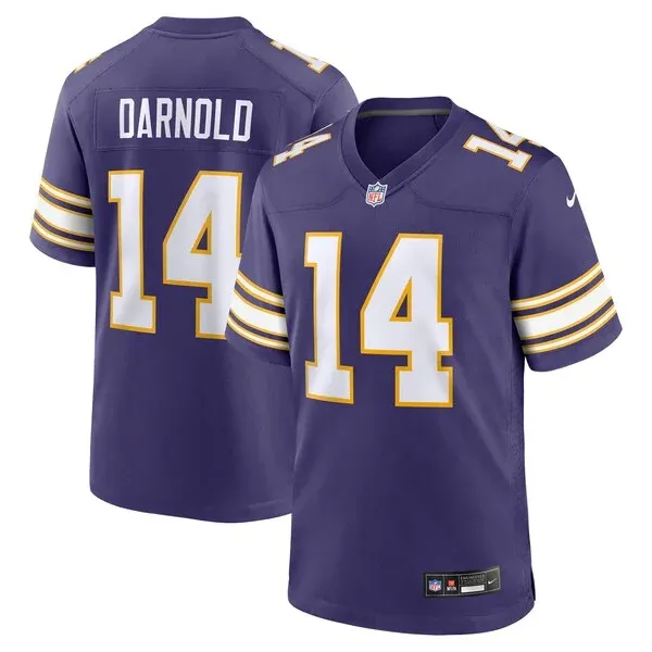None Game NFL Jersey - Purple | Top-Grade Football Apparel | NFL Footb
