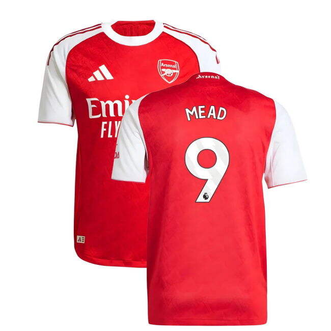 2025-2026 Arsenal Authentic Home Shirt (Mead 9)