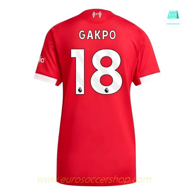 2025-2026 Liverpool Authentic Home Shirt (Womens) (Gakpo 18)