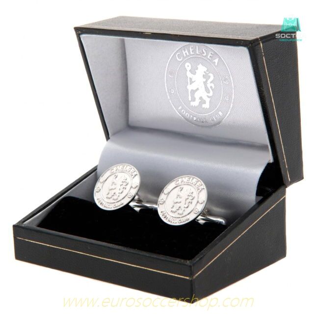 Chelsea FC Sterling Silver Crest Cufflinks