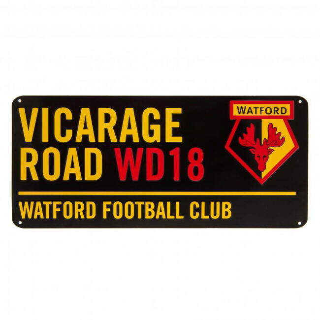 Women's Watford FC Colour Street Sign
