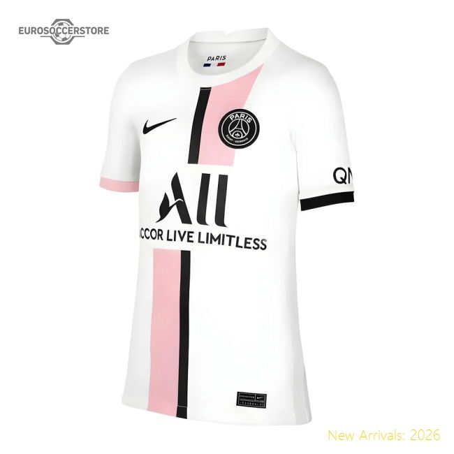 Official Genuine Psg 2021-2022 Away Shirt (Kids)