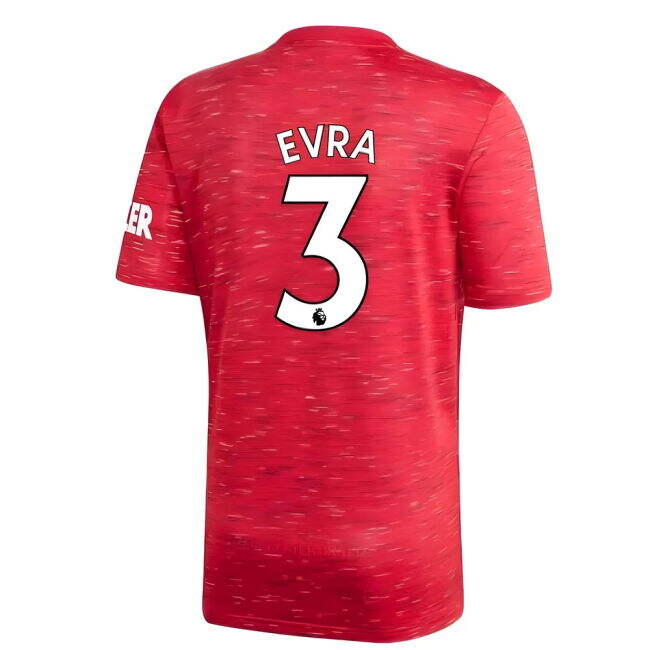 Trendy Man Utd 2020-2021 Man Utd Adidas Home Football Shirt (EVRA 3...