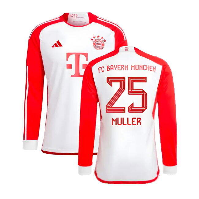 Authentic Design Fervent Bayern Muller #25 New Release Jersey Wonde...