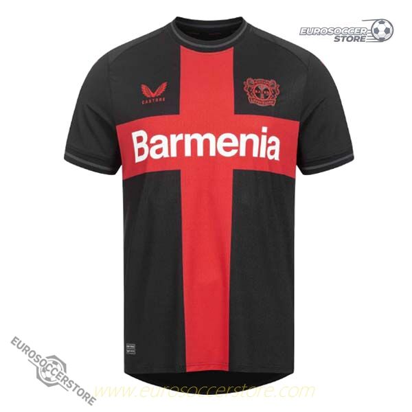Bayer 04 Leverkusen XHAKA 34 Home Jersey for the 23-24 Season