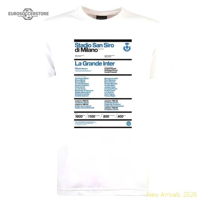 Genuine Match-Day Pennarello: La Grande Inter 1965 - White