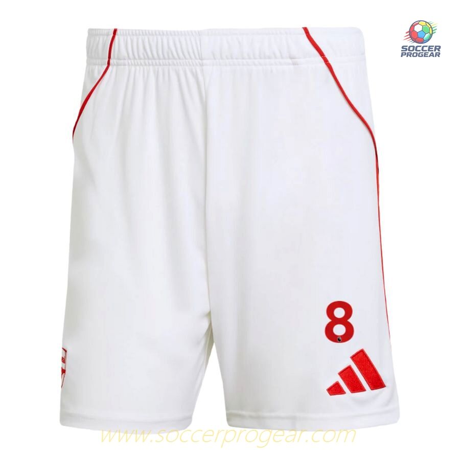 Arsenal 2025/26 Collection Odegaard Home Soccer Kit Children Shirt