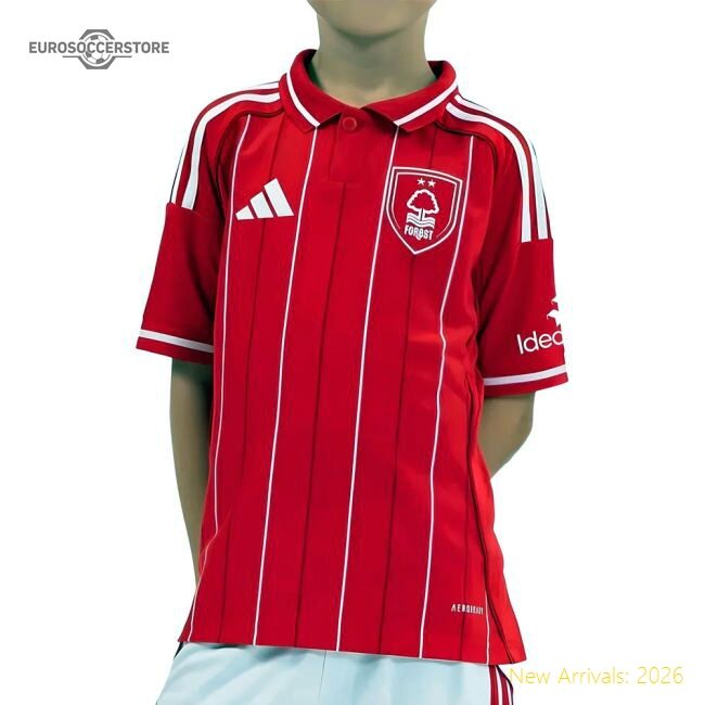 Official 2025-2026 Nottingham Forest Home Shirt (kids) - Premium