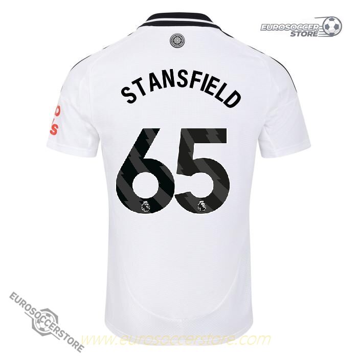 Fulham's 24-25 Home Jersey with STANSFIELD 65 Printing