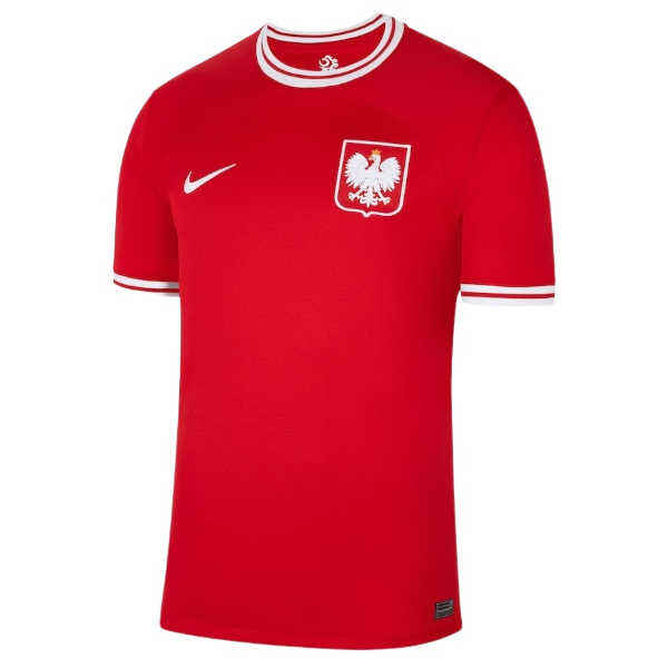 Poland World Cup 2022 Soccer Jersey Away Red Football Shirt - World