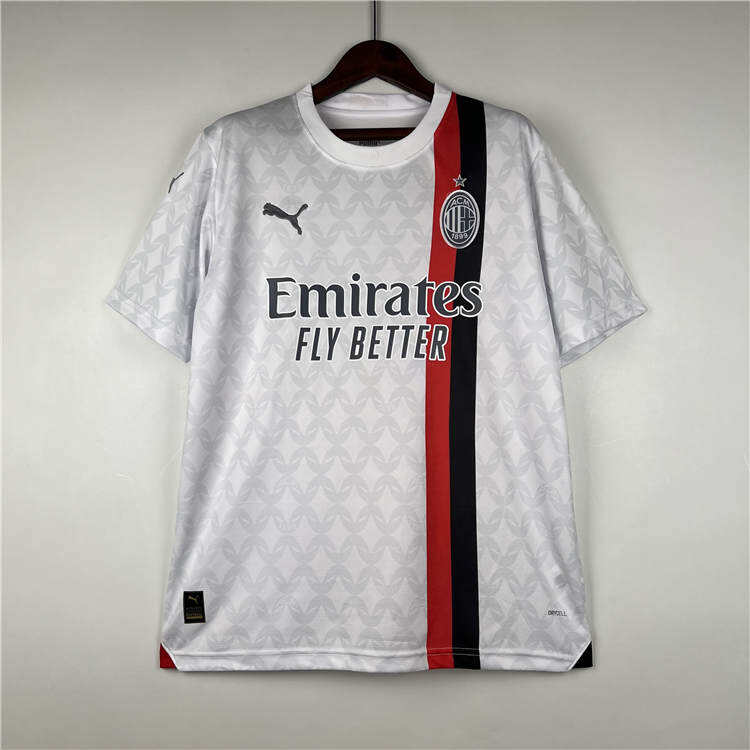 AC Milan 2324 Away White Soccer Jersey Football Shirt - Official