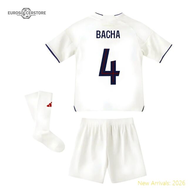 Popular 2025-2026 Olympique Lyon Home Mini Kit (Bacha 4)