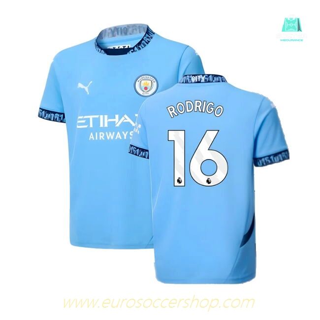 2024-2025 Man City Home Shirt (Kids) (Rodrigo 16)