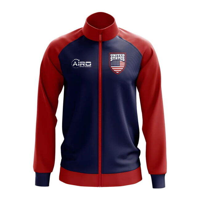 United States Concept Football Track Jacket (Navy)