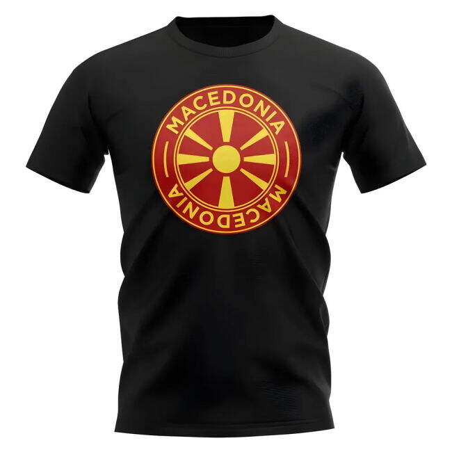 Macedonia Football Badge T-Shirt (Black)