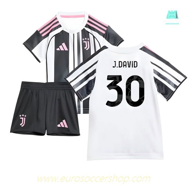2025-2026 Juventus Home Baby Kit (J.David 30)