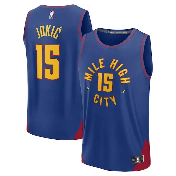 Nikola Jokic DEN All-Star Team Jersey - Blue - Licensed Product