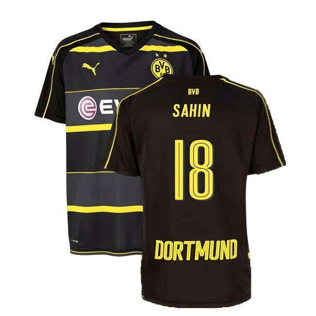 Borussia Dortmund 2016-17 Away Shirt ((Mint) XXLB) (Sahin 18)