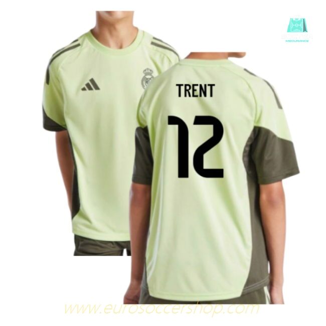 2025-2026 Real Madrid Training Jersey (Almost Lime) - Kids (Trent 12)