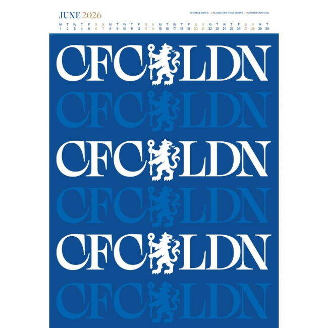 Chelsea FC Deluxe Calendar 2026
