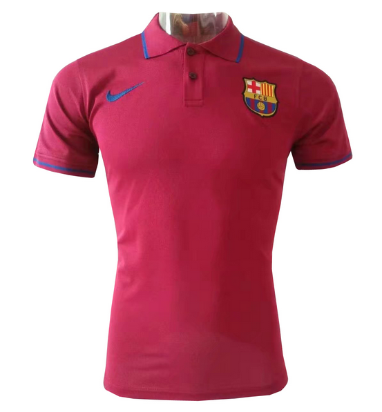 201920 BARCELONA BURGUNDY POLO SHIRT - Official Replica 5935