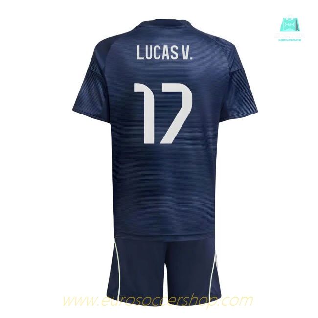2025-2026 Real Madrid Away Youth Kit (Lucas V. 17)