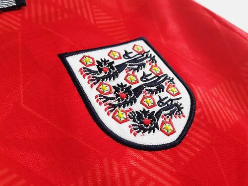 Durable Material Official Three Lions England #1990 1990-1992 Seaso...