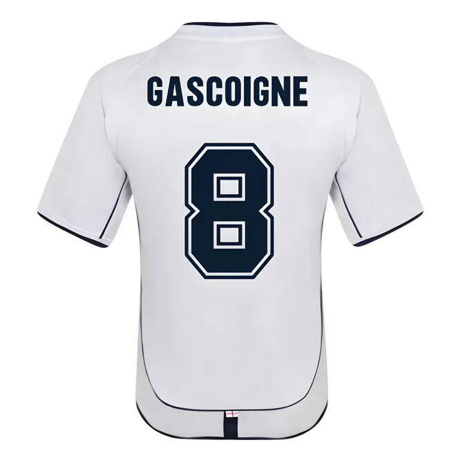 Top Quality England 2002-2003 Home Uniform (GASCOIGNE 8)