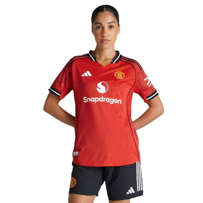 2025-2026 Man Utd Authentic Home Shirt for (Ladies