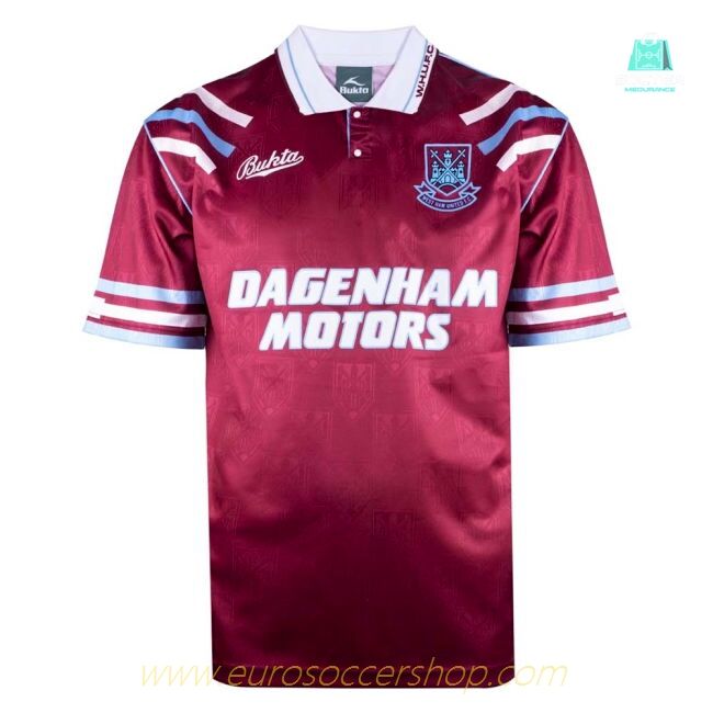 West Ham United 1992 Retro Football Shirt (Your Name)