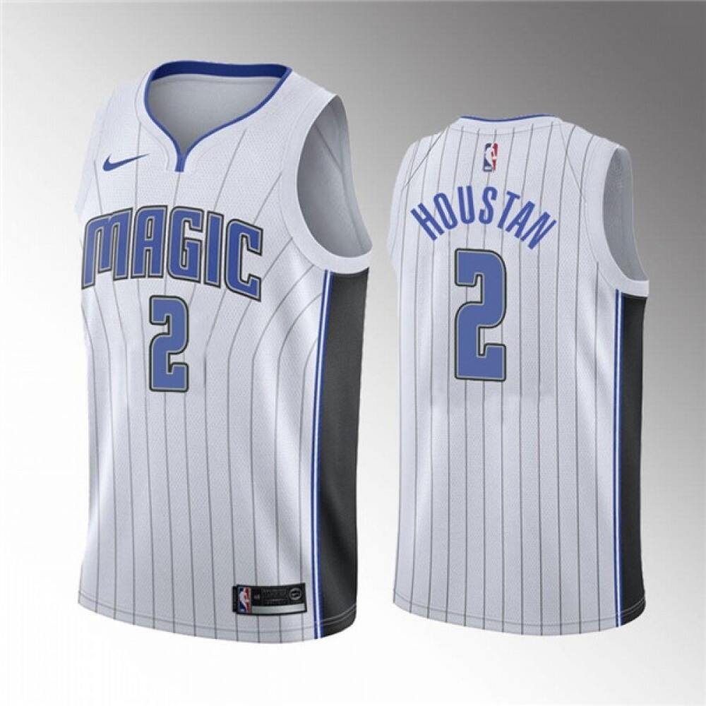 Budget-Friendly Men's Magic #2 Caleb White Basketball Jersey