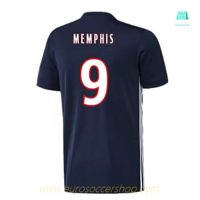 Lyon 2017-18 Away Shirt ((Excellent) L) (Memphis 9)
