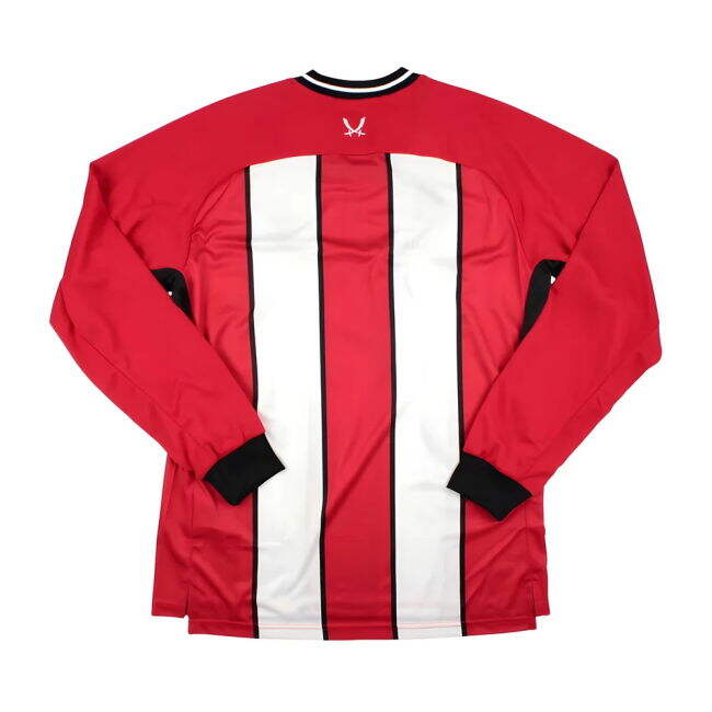 Officially Licensed 2023-2024 Sheffield United Home Long Sleeve Shirt