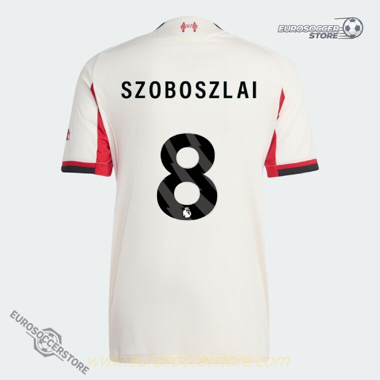 25-26 Liverpool Away SZOBOSZLAI 8 Jersey (Player Version)