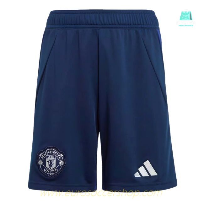 2024-2025 Man Utd Away Shorts (Night Indigo) - Kids