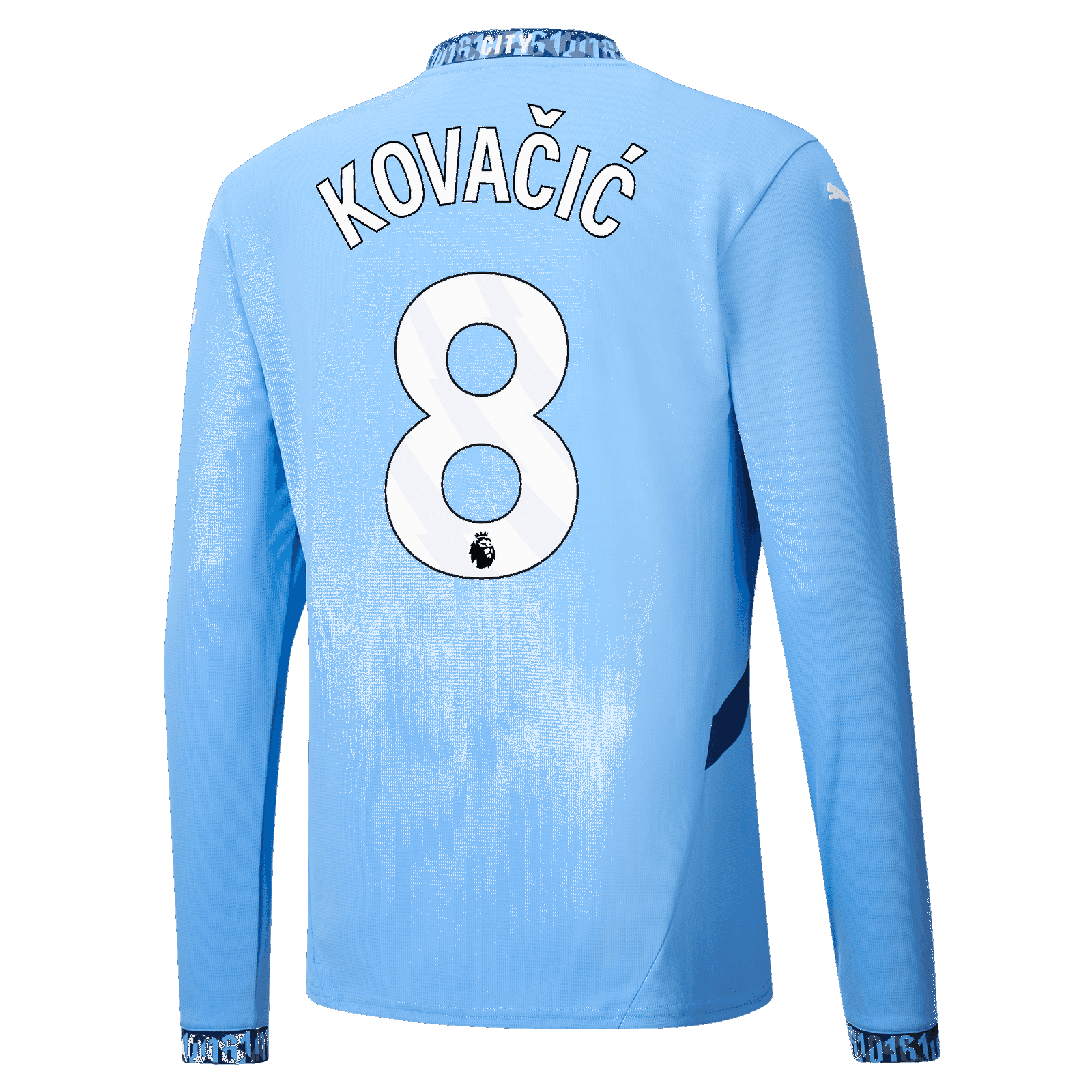 24-25 Season Manchester City Home Long Sleeve Jersey - Mateo Kovacic #8