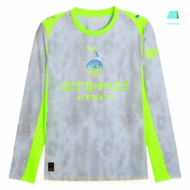 2025-2026 Man City Long Sleeve Third Shirt
