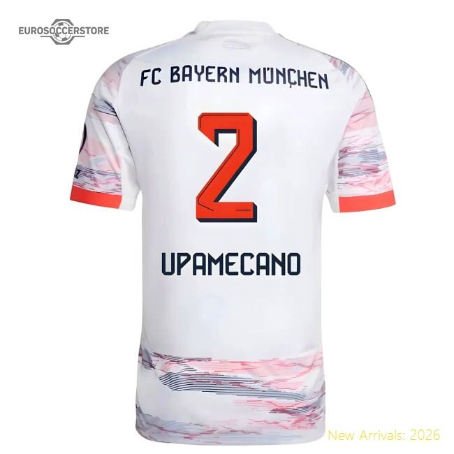 Match-Day 2025-2026 Bayern Munich Away Shirt (Upamecano 2)
