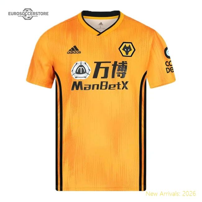 Official 2019-2020 Wolves Home Football Shirt (raul 9) - Premium