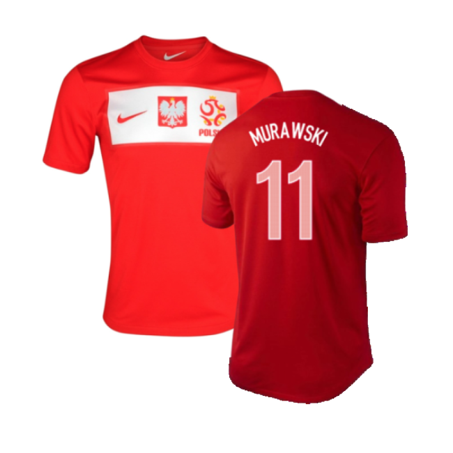 Murawski 11 Original 2012-2013 Poland EURO Away Jersey