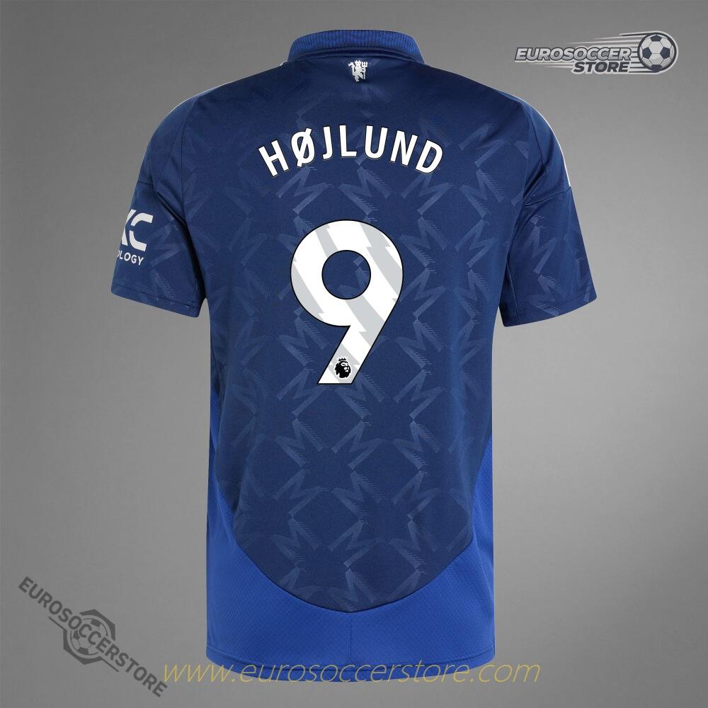 24-25 Season Manchester United Away Jersey with HØJLUND 9 Printing