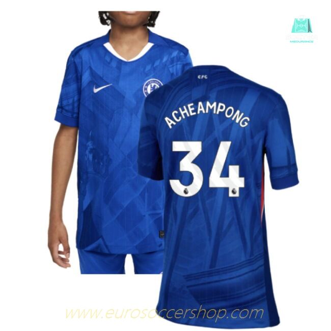 2025-2026 Chelsea Home Shirt (Kids) (Acheampong 34)