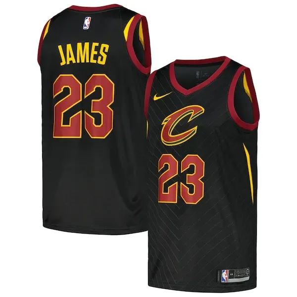 LeBron James CLE Swingman Jersey - genuine authentic-jersey - Black