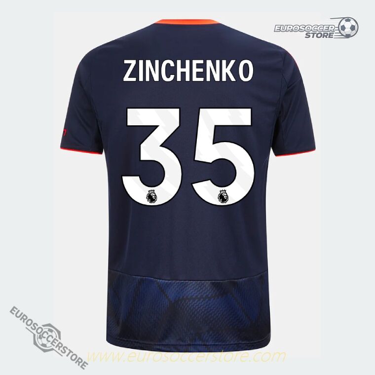 Nottingham Forest Third ZINCHENKO 35 Third Jersey 25-26