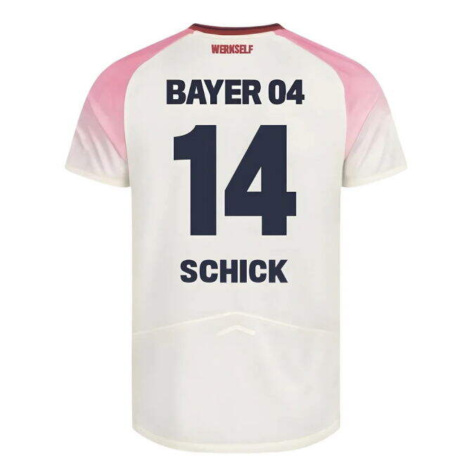 2025-2026 Bayer Leverkusen Away Shirt (Kids) (Schick 14)