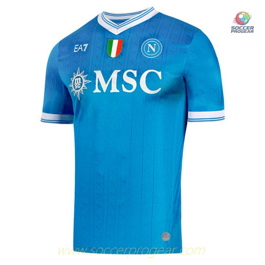 Napoli Home Team Soccer Jersey 2025-26 Edition