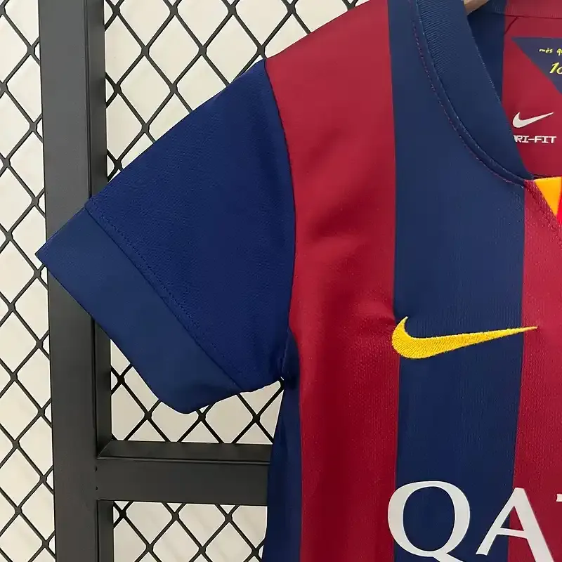2014-2015 Kids Barcelona Jersey retro kit