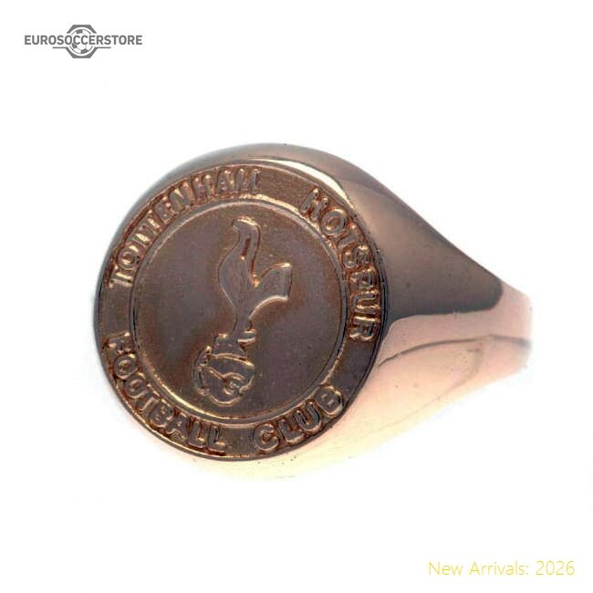 Premium Tottenham Hotspur Fc 9ct Gold Crest Ring Medium - Premium